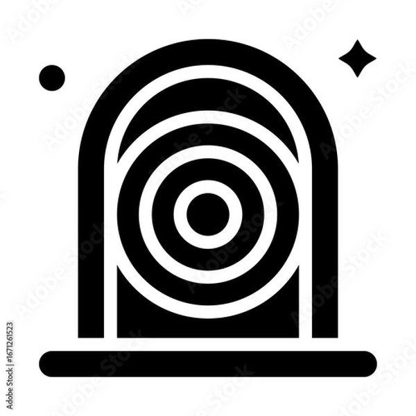 Obraz teleportation portal solid