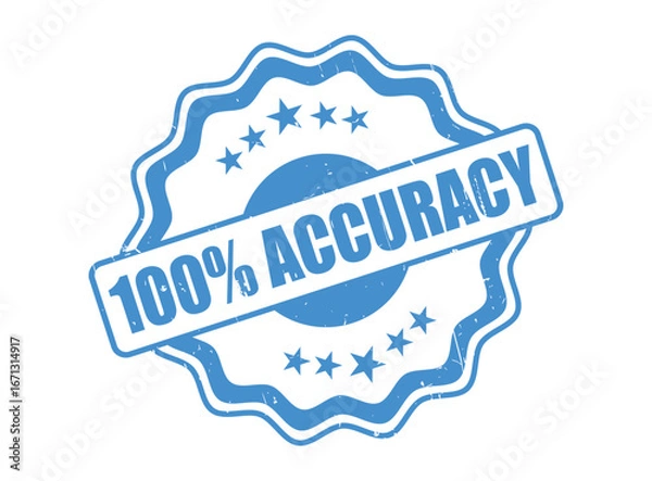 Obraz 100% Accuracy Rubber Stamp Seal with a Decorative Border 