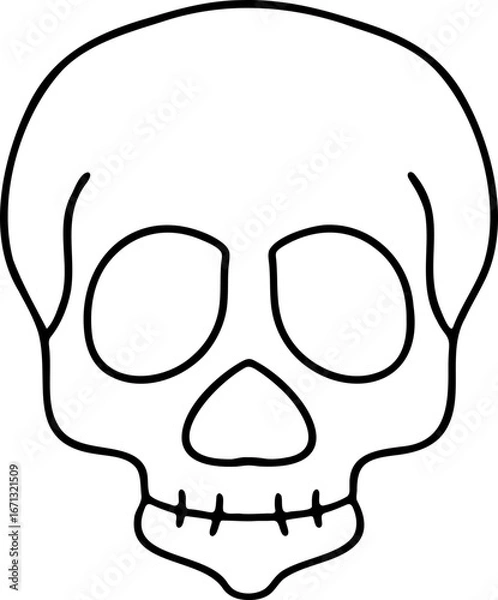 Obraz skull and crossbones icon