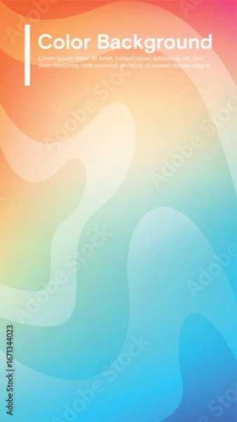 Fototapeta Reels Template Gradient Background