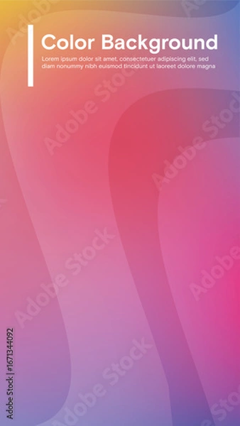 Obraz Reels Template Gradient Background