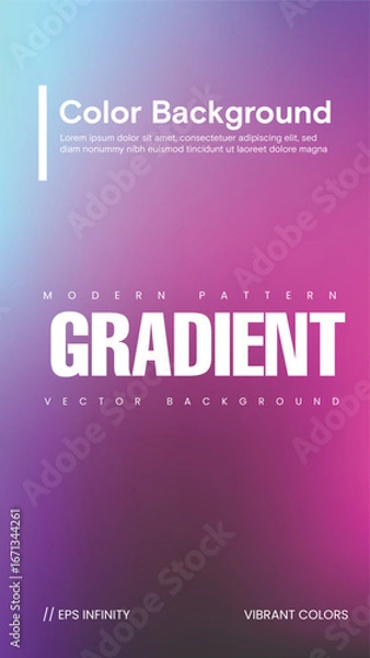 Fototapeta Reels Template Gradient Background