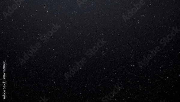 Fototapeta Dark Night Sky with Scattered Stars and Sparkling Cosmic Dust