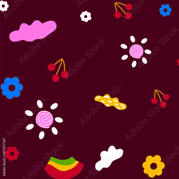 Fototapeta Abstract Flower background suitable for home decore and wallpaper purpose

