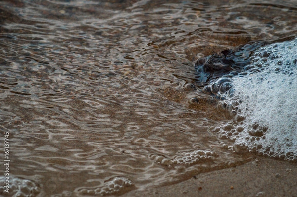 Fototapeta Foam abstract, water surface