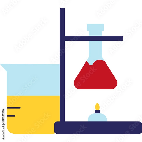Fototapeta Chemistry Lab Test Tubes