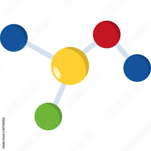 Fototapeta Molecule Science Element