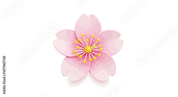 Fototapeta Elegant Japanese Fans A Collection of Handheld Art with Cherry Blossoms and Bamboo Designs