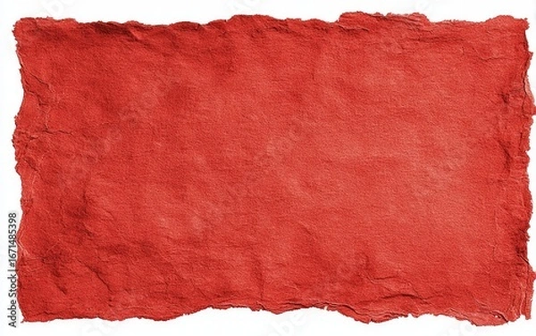 Obraz Red torn paper texture