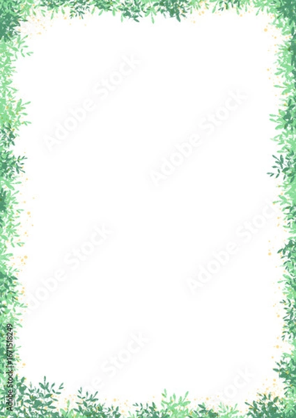 Obraz Green nature forest frame