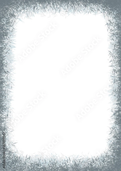 Obraz gray vintage frame