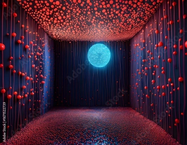 Obraz stage with red curtains