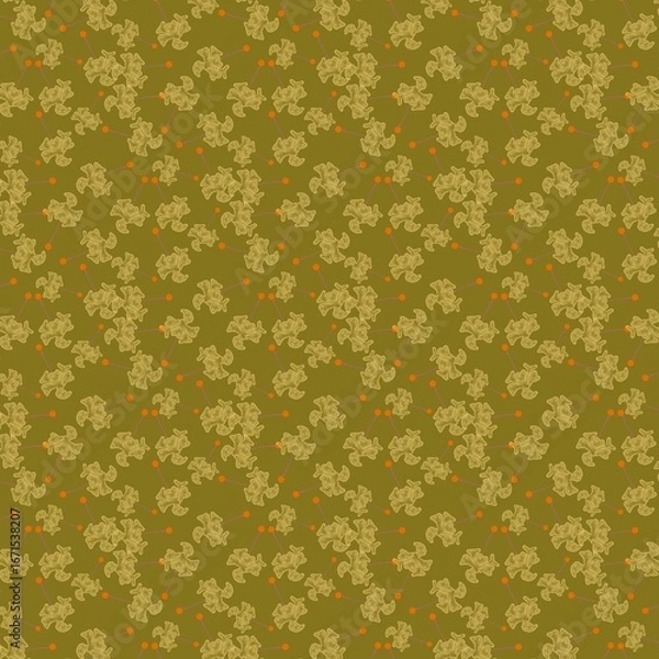 Fototapeta seamless floral pattern