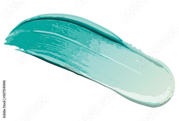 Fototapeta Gradient paint strokes forming vibrant textured design on transparent background for packaging labels web banners and digital assets and for packaging and label design and for promotional banners