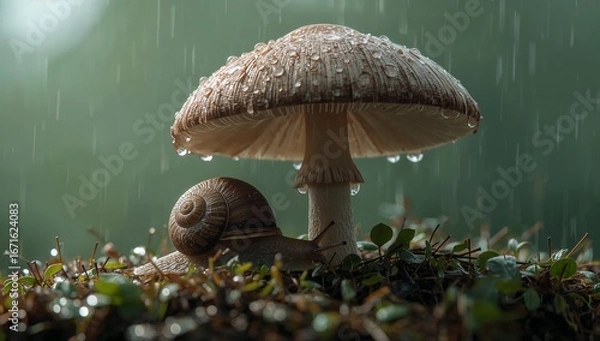 Obraz mushroom in the grass