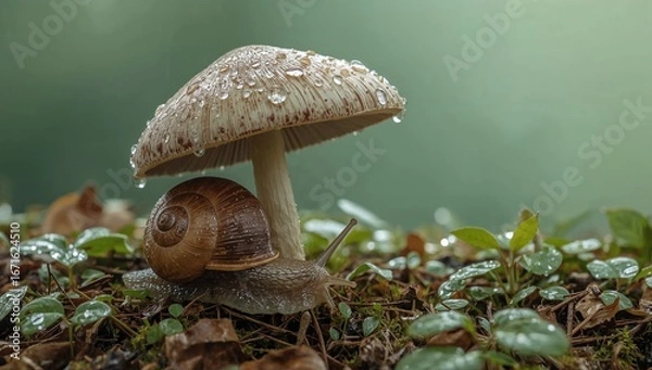 Obraz mushroom in the forest