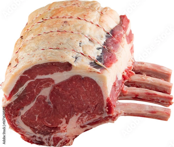 Obraz Beef Bones Isolated On Transparent Background