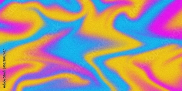 Obraz Colorful liquid swirl background with smooth gradient flow. Perfect for design projects, social media, presentations, packaging and creative templates.