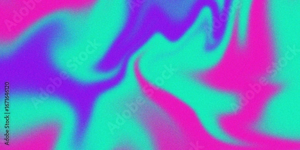 Fototapeta Colorful liquid swirl background with smooth gradient flow. Perfect for design projects, social media, presentations, packaging and creative templates.