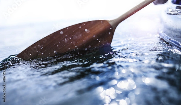 Obraz Wiosła w wodzie