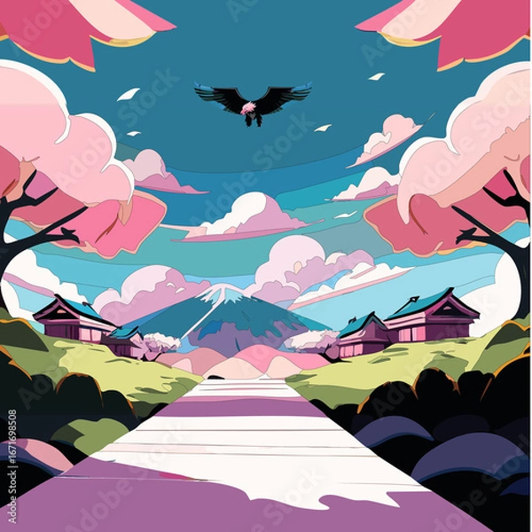 Obraz anime background