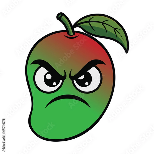 Obraz Mango cartoon type vector art illustration