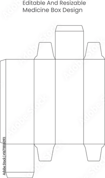 Obraz Medicine Printable Dieline Design