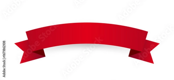 Obraz Ribbon banner. Ribbon. Red ribbon. Vector ribbon	