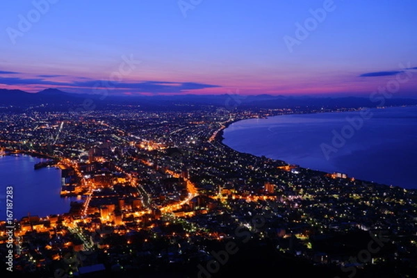 Obraz Hakodate night view