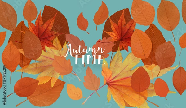 Obraz Autunno con foglie