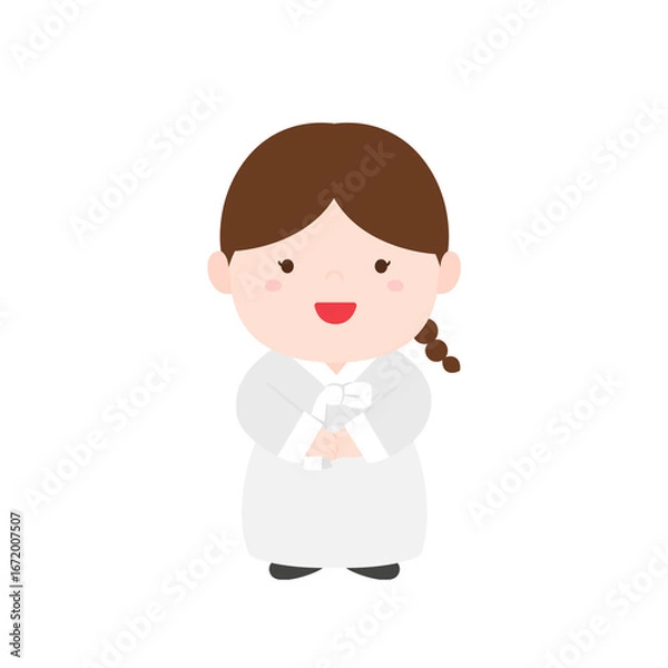 Obraz korean clothes illustration