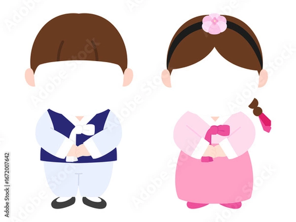 Obraz 한복 얼굴 합성도안