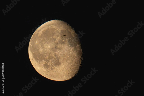 Obraz Halbmond mit Flugzeug