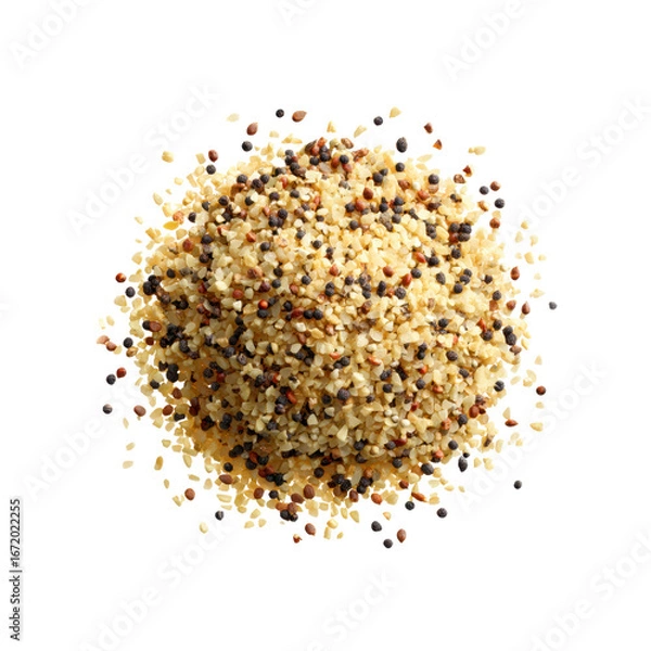 Fototapeta Gourmet Spice Blend Explosion Close-up of Colorful Peppercorns, Seeds, and Grains
