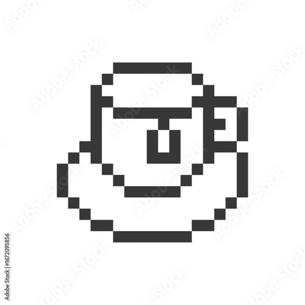 Fototapeta tea pixel art for your needs