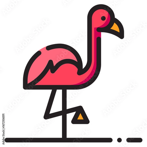 Obraz Travel Icon Set. This is lineal color icon style. 