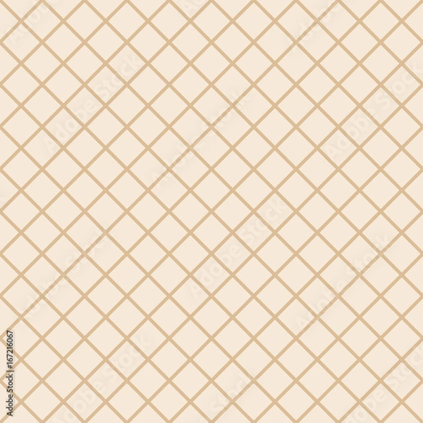 Fototapeta Pattern with the mesh, grid. Seamless vector background. Abstract geometric texture. Rhombuses wallpaper. Diamonds motif Digital paper for page fills, web designing, backdrops, backgrouns, cover
