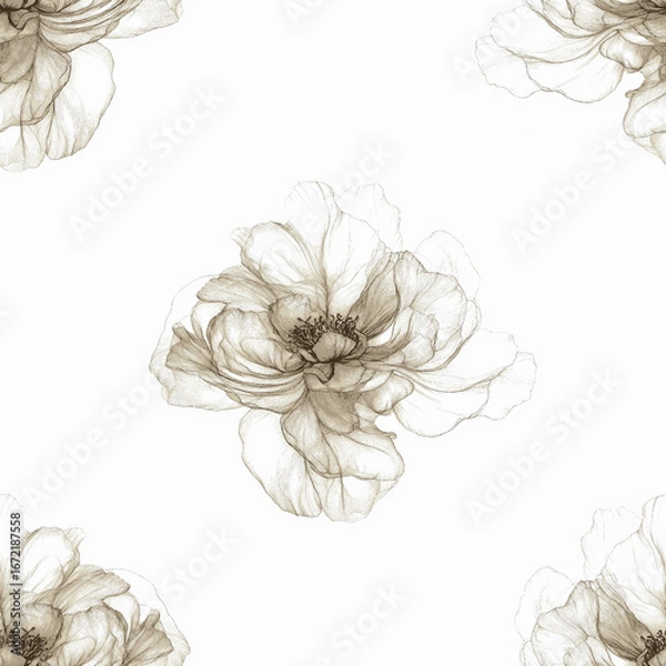 Obraz Elegant Floral Patterned Decorative Paper Assortment