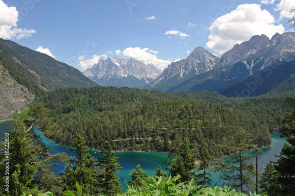 Obraz Widok na Zugspitze