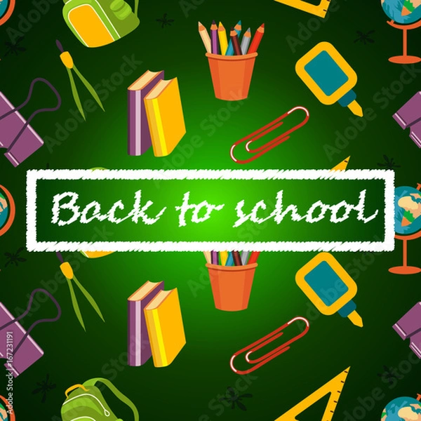 Fototapeta Back to school