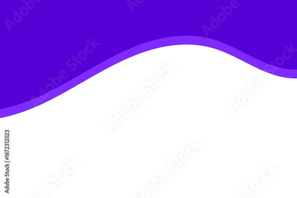 Fototapeta Purple abstract wave background design with white space for posters, headers, banners, templates, covers, and modern layouts