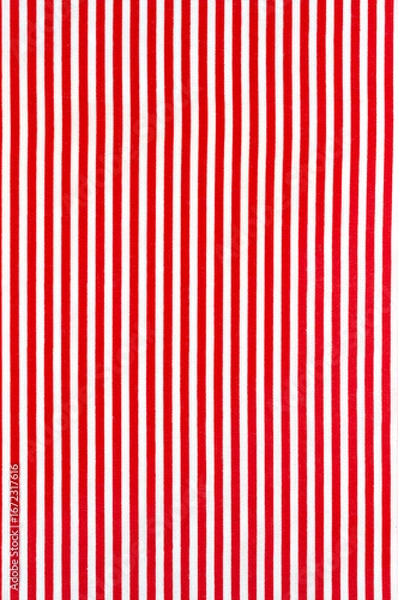 Obraz Red and White Horizontal Striped Pattern