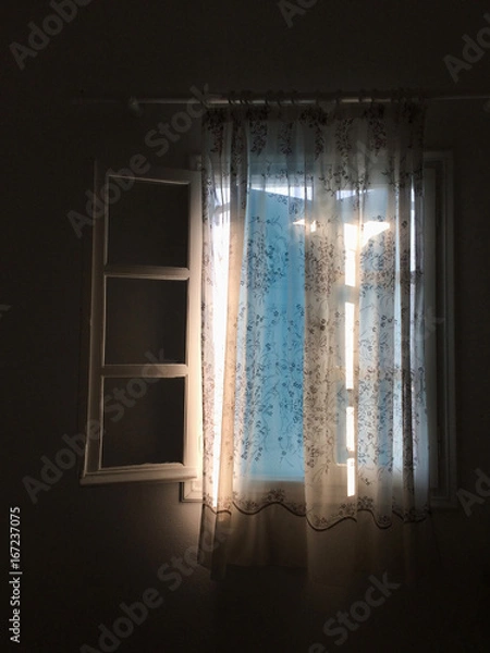 Obraz Window in a dark room