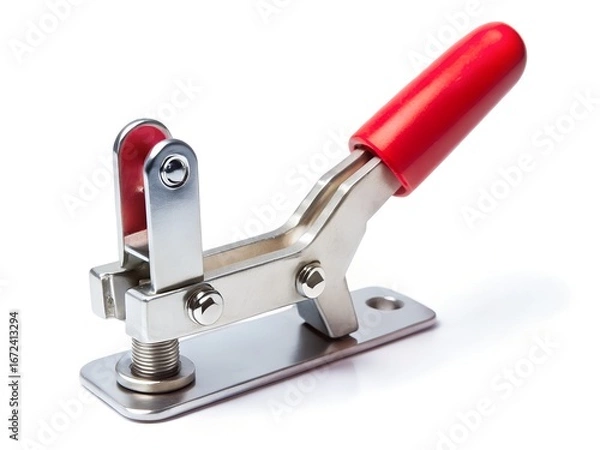 Fototapeta Heavy-Duty Toggle Clamp Secure Locking Mechanism for Industrial Applications