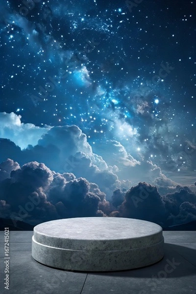 Fototapeta Modern Empty Podium for Product Display – Studio Background