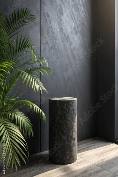 Fototapeta Modern Empty Podium for Product Display – Studio Background