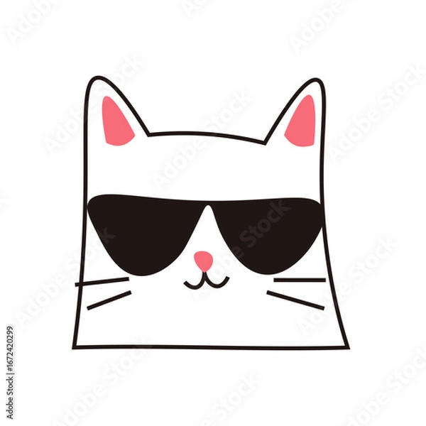 Obraz cat in sunglasses