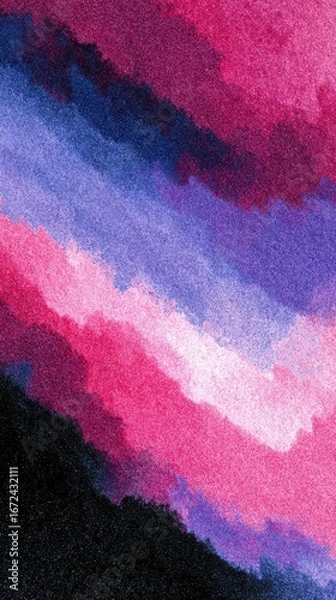 Fototapeta Pink and purple abstract gradient with grainy texture