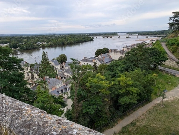 Obraz Pont végétalisé habité