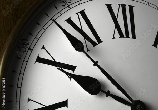 Obraz tarcza zegara ściennego